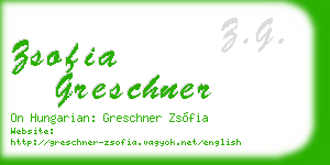 zsofia greschner business card